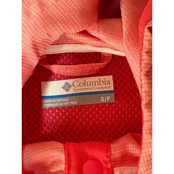 COLUMBIA WOMEN'S TAMIAMI HODDIE CACTUS PINK/KEY WEST SMALL POCKETS LIGHTWEIGHT - Picture 8 of 9
